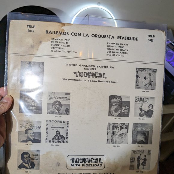 vinyl record #rare #mambo #ORQUESTA RIVERSIDE "Bailemos Con La Riverside" 1959 - Picture 4 of 16